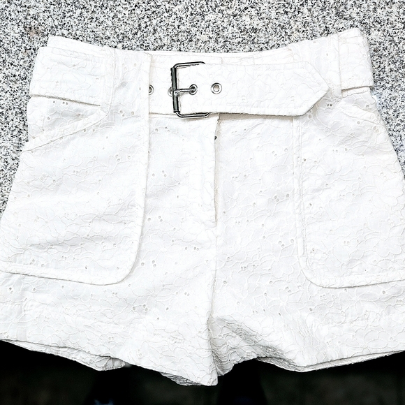 Derek Lam 10 Crosby shorts size 2, white - Picture 1 of 4